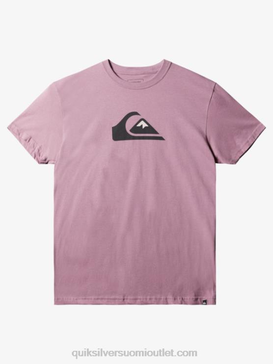 Quiksilver D6JJ1388 miehet pölyinen orkidea comp-logoinen t-paita