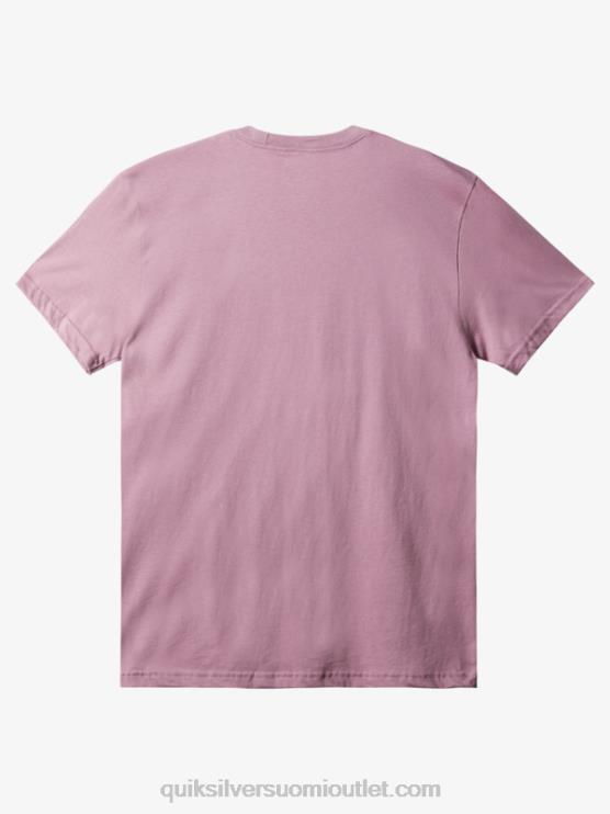 Quiksilver D6JJ1388 miehet pölyinen orkidea comp-logoinen t-paita