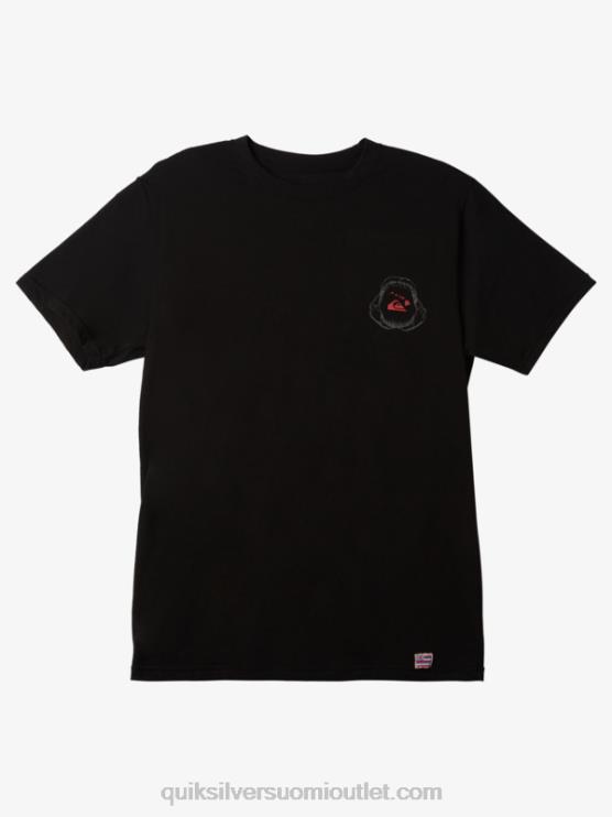 Quiksilver D6JJ1421 miehet musta hawaii iso purra t-paita