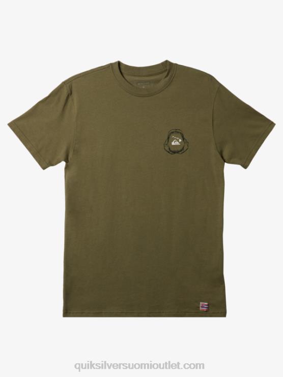 Quiksilver D6JJ1422 miehet nelilehtinen apila hawaii iso purra t-paita