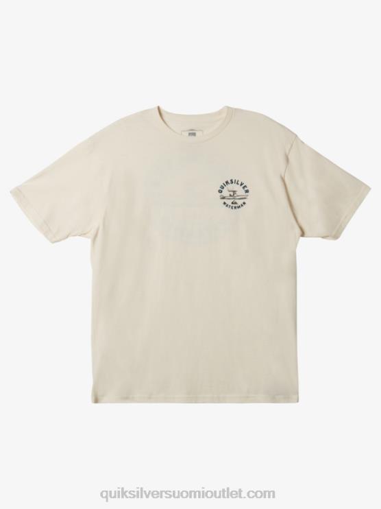 Quiksilver D6JJ1481 miehet antiikki valkoinen waterman qs outboarder t-paita
