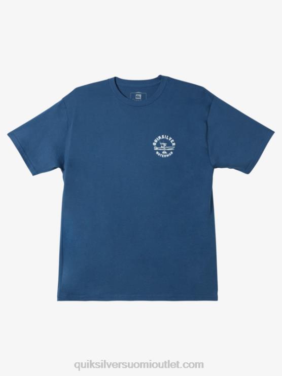 Quiksilver D6JJ1482 miehet lippu sininen waterman qs outboarder t-paita