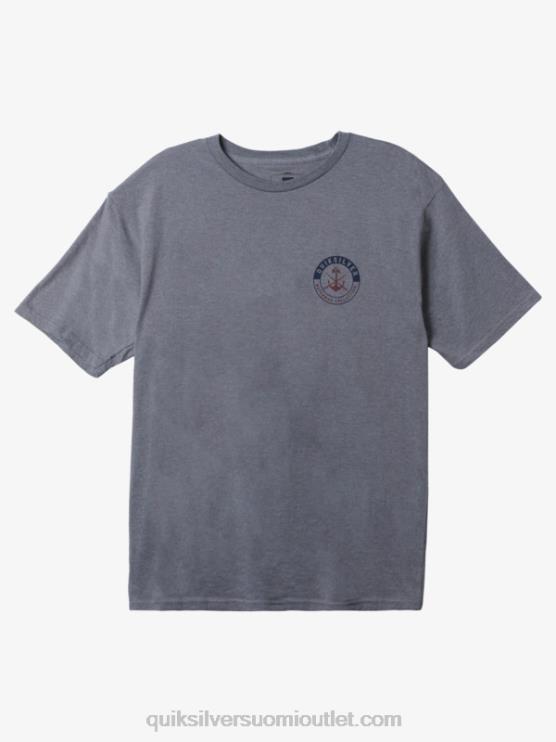 Quiksilver D6JJ1483 miehet keskiharmaa kanerva Waterman careless sessions t-paita