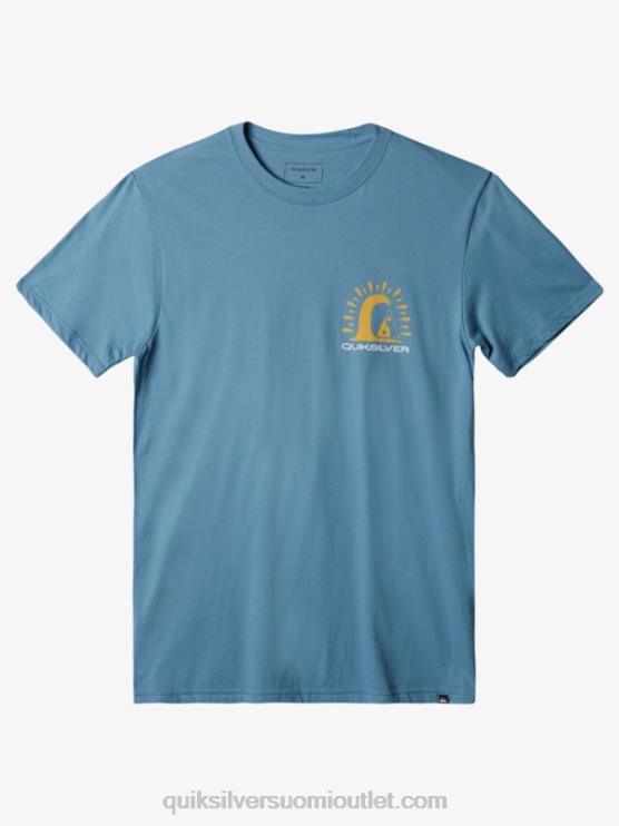 Quiksilver D6JJ1505 miehet alkuperämaata reunassa t-paita