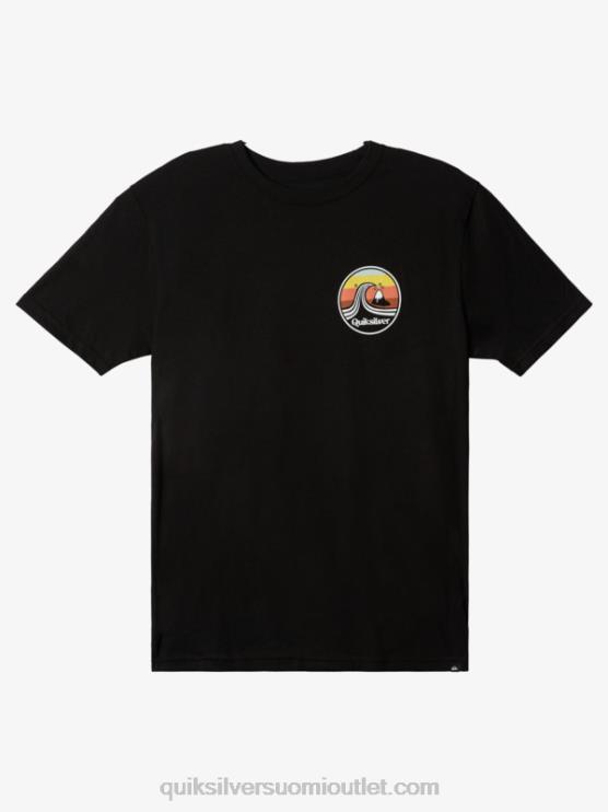 Quiksilver D6JJ1511 miehet musta sataman t-paita