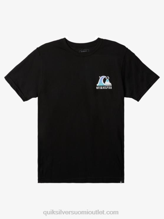 Quiksilver D6JJ1517 miehet musta river bend t-paita