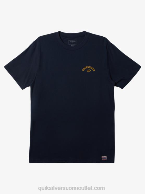 Quiksilver D6JJ158 miehet laivasto bleiseri hawaii razor hammas t-paita