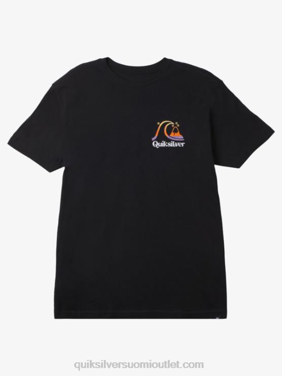 Quiksilver D6JJ1627 miehet musta saaren ajan t-paita