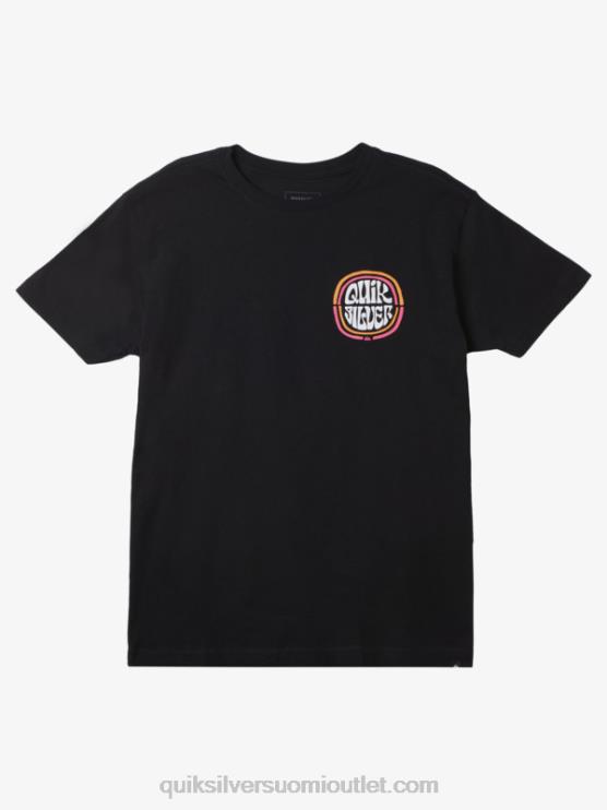 Quiksilver D6JJ1641 miehet musta mailin korkea t-paita