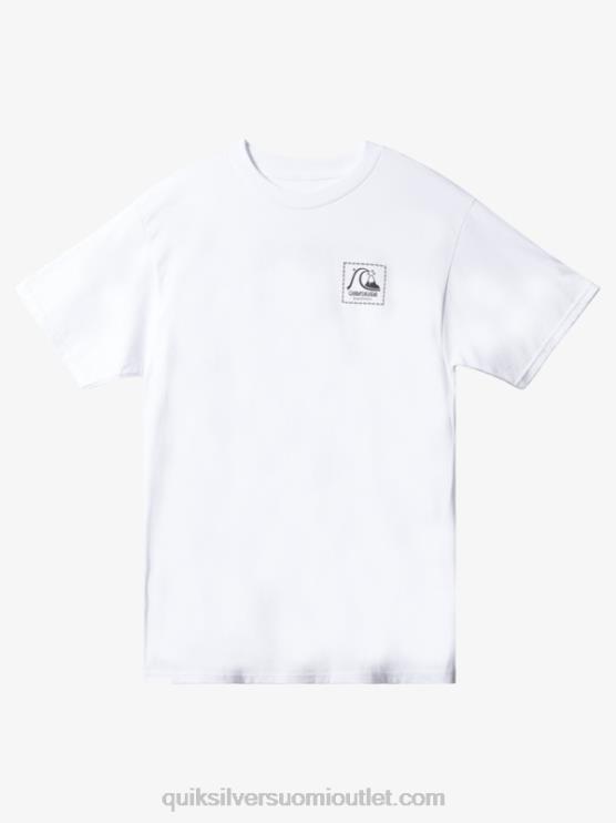 Quiksilver D6JJ1658 miehet valkoinen natas action now t-paita