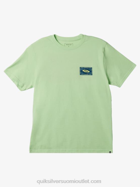 Quiksilver D6JJ178 miehet paratiisin vihreä tunnelmallinen t-paita