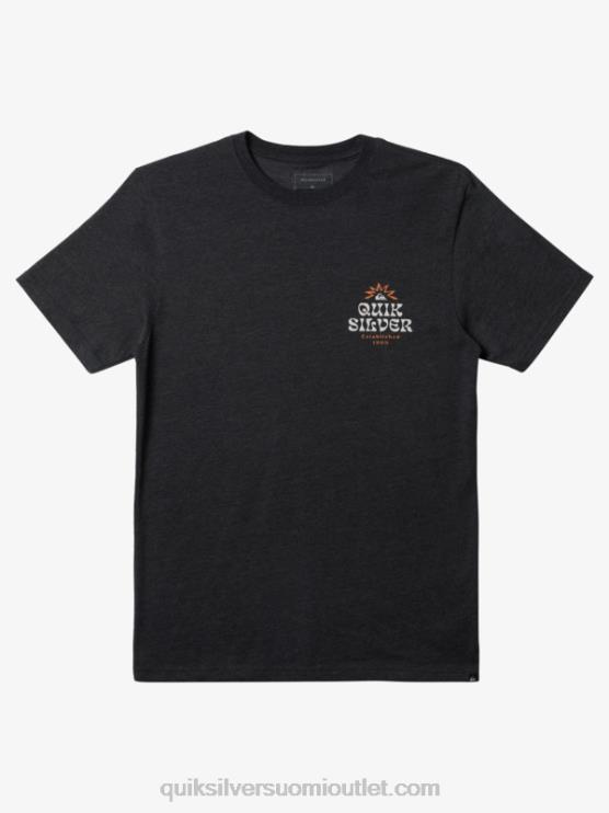 Quiksilver D6JJ183 miehet hiilen kanerva kehystetty t-paita