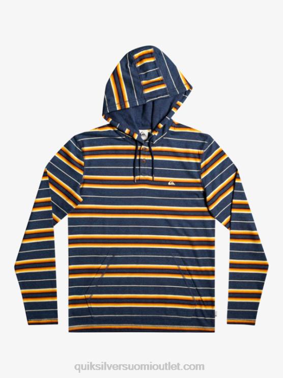 Quiksilver D6JJ1862 miehet arvomerkki viimeisen mahdollisuuden raita viimeinen mahdollisuus hupullinen pitkähihainen t-paita