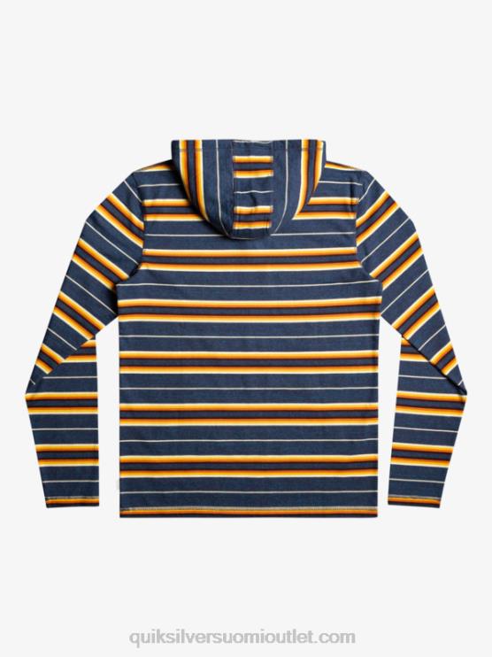 Quiksilver D6JJ1862 miehet arvomerkki viimeisen mahdollisuuden raita viimeinen mahdollisuus hupullinen pitkähihainen t-paita