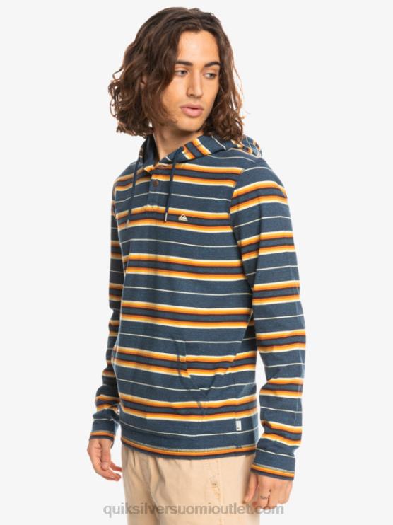 Quiksilver D6JJ1862 miehet arvomerkki viimeisen mahdollisuuden raita viimeinen mahdollisuus hupullinen pitkähihainen t-paita