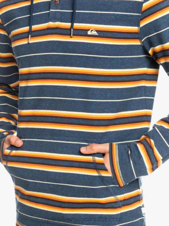 Quiksilver D6JJ1862 miehet arvomerkki viimeisen mahdollisuuden raita viimeinen mahdollisuus hupullinen pitkähihainen t-paita