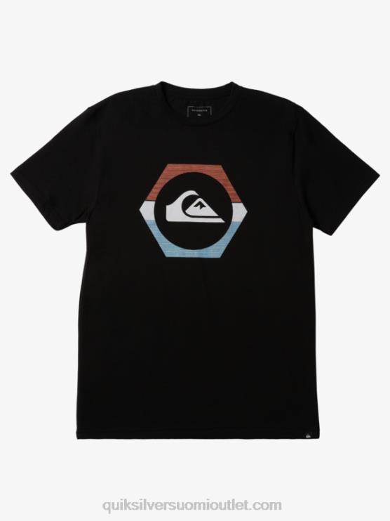 Quiksilver D6JJ228 miehet musta muodonmuutos t-paita