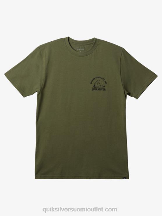 Quiksilver D6JJ231 miehet nelilehtinen apila tukahdutettu ensimmäisestä päivästä lähtien t-paita
