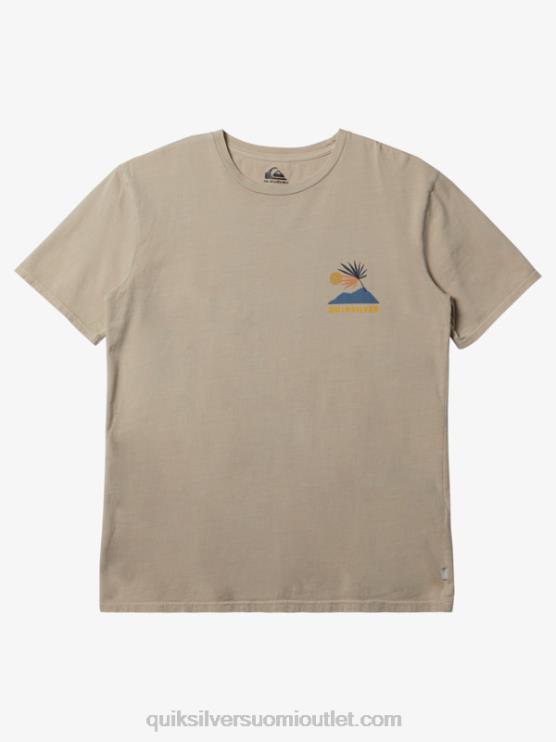 Quiksilver D6JJ232 miehet antiikki valkoinen uuden heimon t-paita