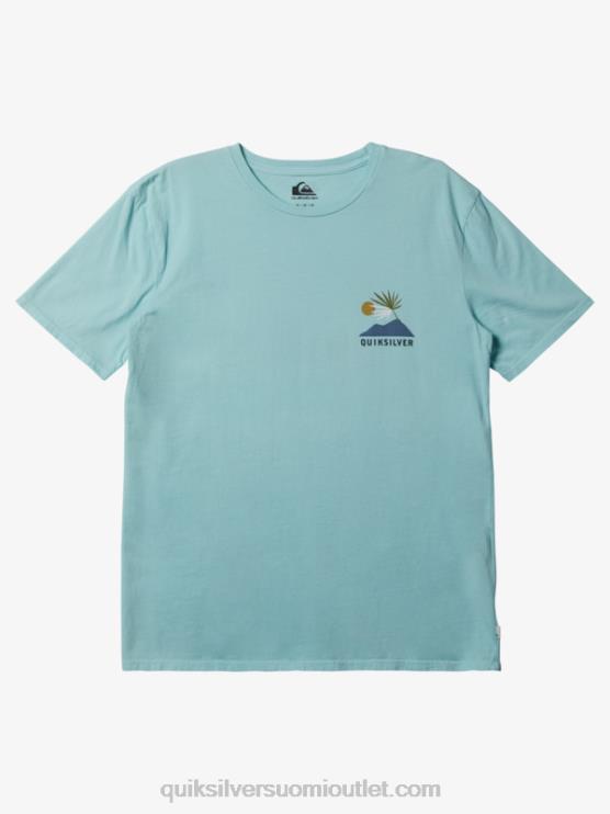 Quiksilver D6JJ233 miehet enkelin sininen uuden heimon t-paita