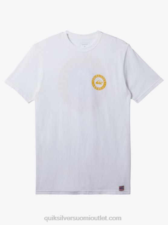 Quiksilver D6JJ278 miehet valkoinen hawaii wall of water t-paita