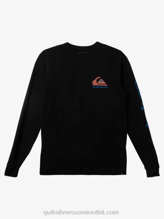 Quiksilver D6JJ296 miehet musta omni-logoinen t-paita