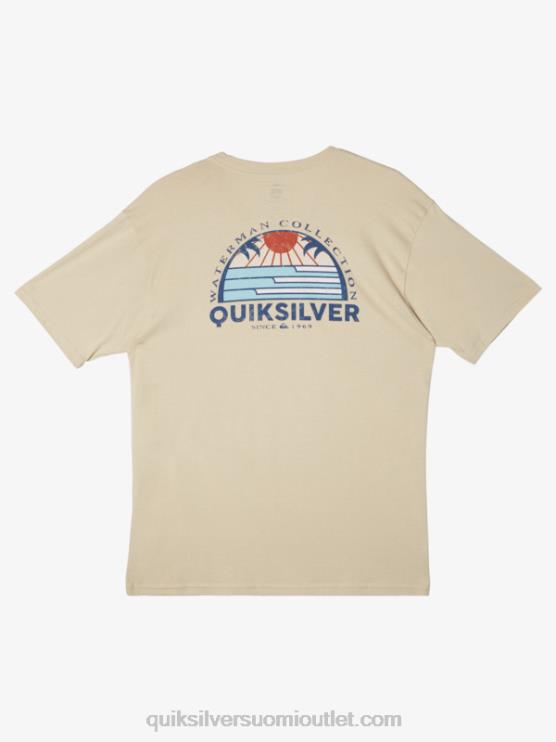 Quiksilver D6JJ38 miehet ruskea riisi Waterman set view t-paita
