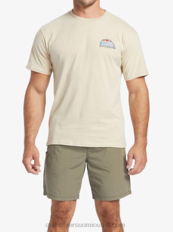 Quiksilver D6JJ38 miehet ruskea riisi Waterman set view t-paita