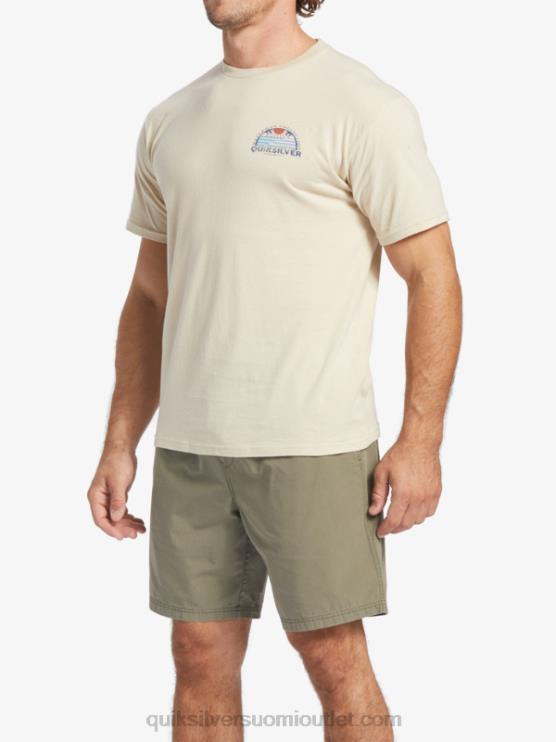 Quiksilver D6JJ38 miehet ruskea riisi Waterman set view t-paita