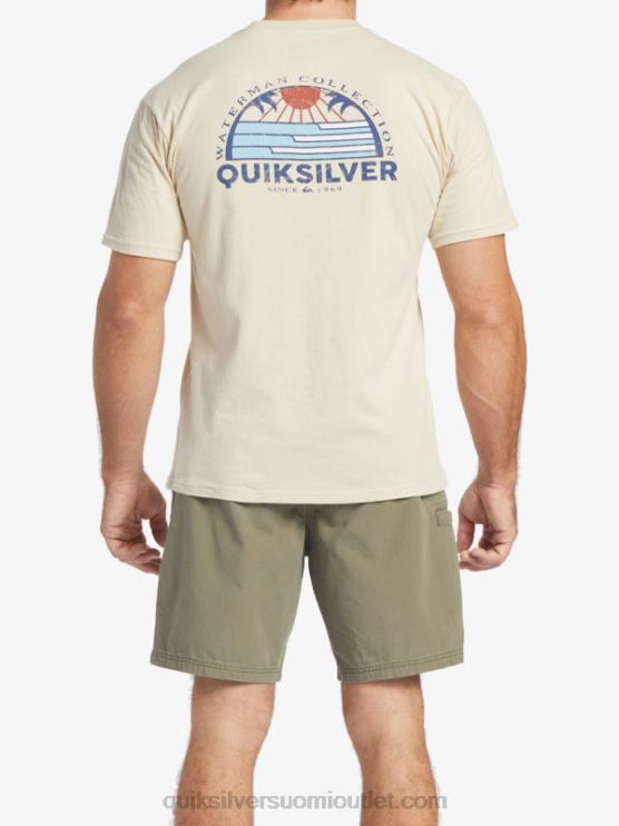 Quiksilver D6JJ38 miehet ruskea riisi Waterman set view t-paita