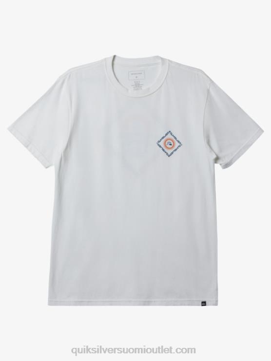 Quiksilver D6JJ394 miehet valkoinen Clearview t-paita