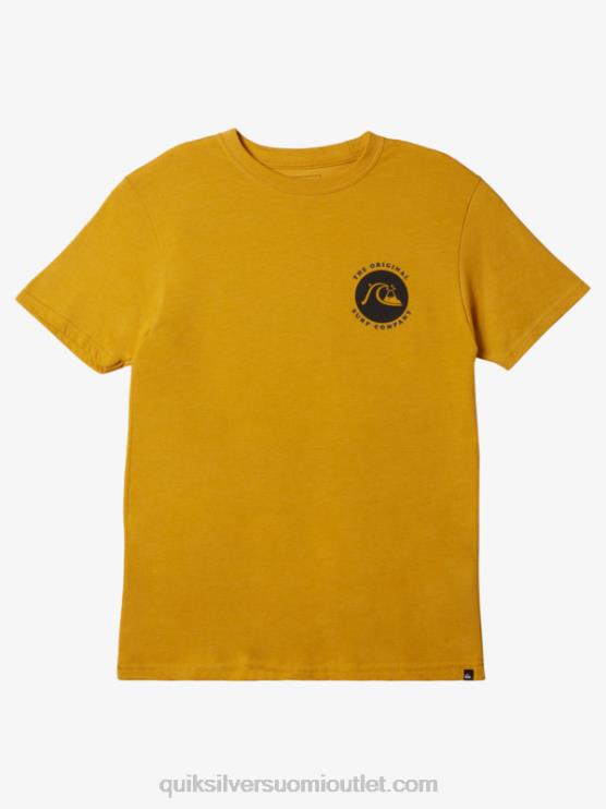 Quiksilver D6JJ410 miehet nugget gold kanerva leimattu t-paita