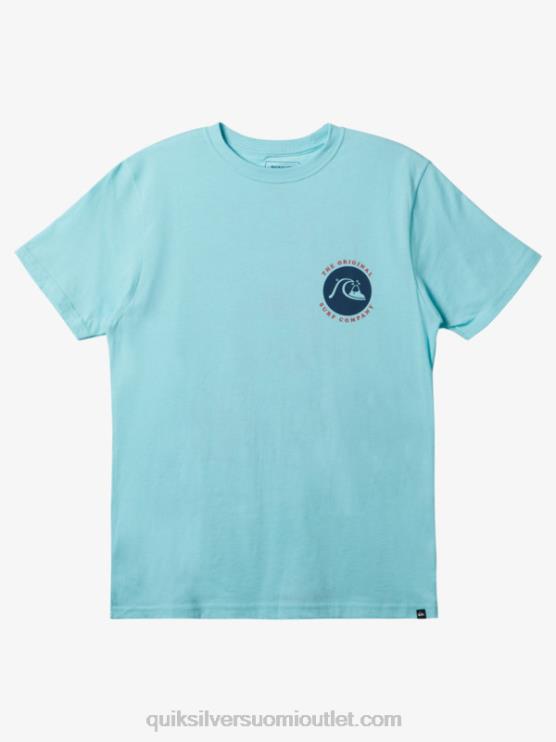 Quiksilver D6JJ412 miehet enkelinsininen kanerva leimattu t-paita
