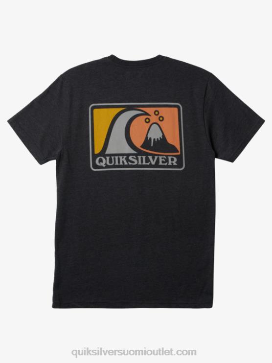 Quiksilver D6JJ426 miehet hiilen kanerva pehmeä bubble mod t-paita