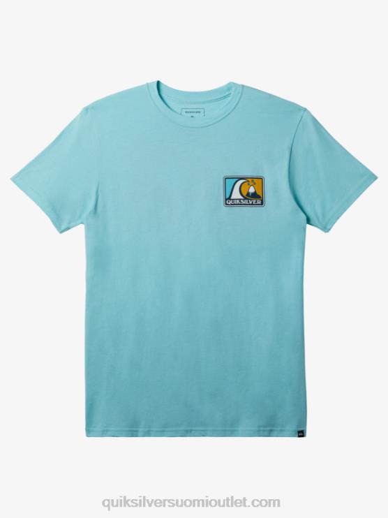 Quiksilver D6JJ427 miehet enkelinsininen kanerva pehmeä bubble mod t-paita