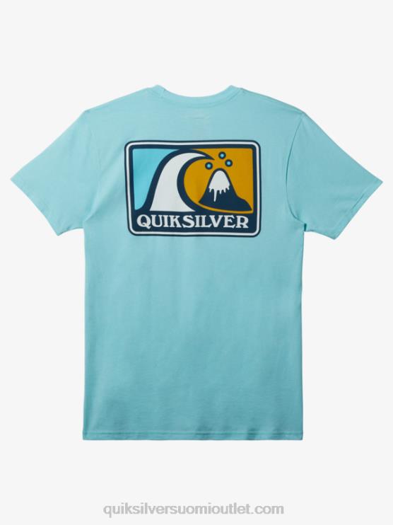 Quiksilver D6JJ427 miehet enkelinsininen kanerva pehmeä bubble mod t-paita