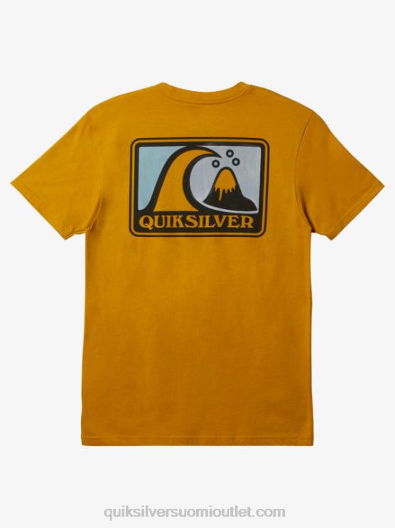 Quiksilver D6JJ428 miehet nugget gold kanerva pehmeä bubble mod t-paita