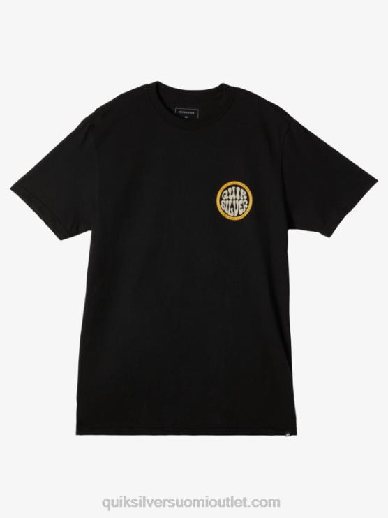Quiksilver D6JJ46 miehet musta rohkeampi t-paita