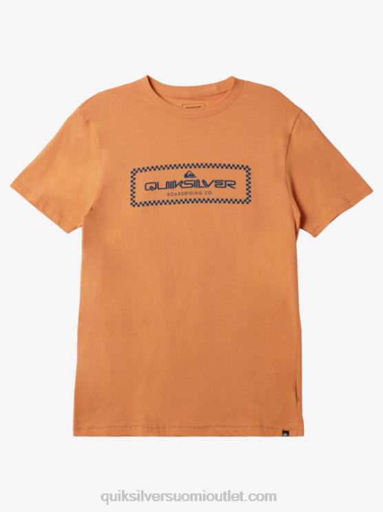 Quiksilver D6JJ507 miehet kuparirusketus sadesuojattu t-paita