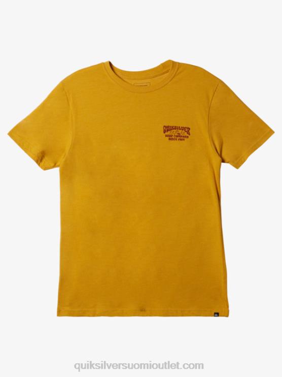 Quiksilver D6JJ527 miehet nugget gold kanerva lockup mod t-paita