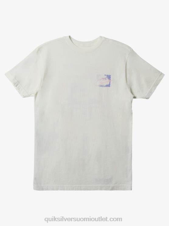Quiksilver D6JJ598 miehet antiikki valkoinen kansainvälinen worldforce t-paita