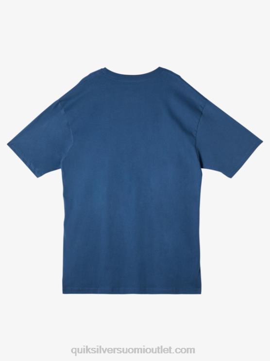 Quiksilver D6JJ59 miehet lippu sininen Waterman fish Tales t-paita