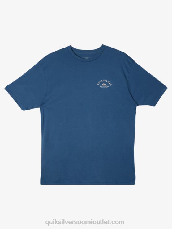 Quiksilver D6JJ61 miehet lippu sininen vesimies menossa ulos t-paita