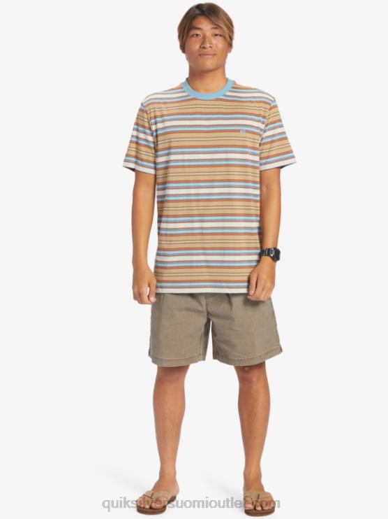 Quiksilver D6JJ631 miehet geller taos raita geller-raitainen t-paita