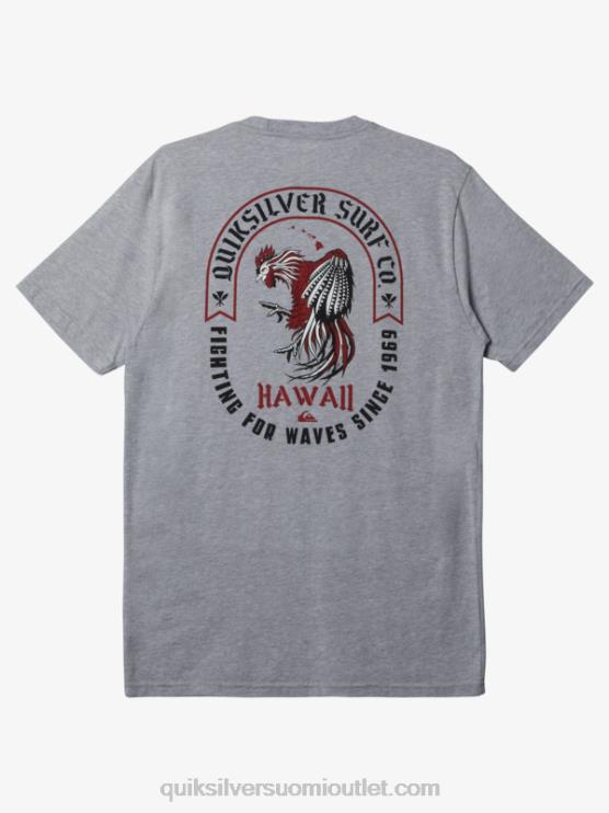 Quiksilver D6JJ673 miehet urheilullinen kanerva Hawaii Rooster Royal t-paita