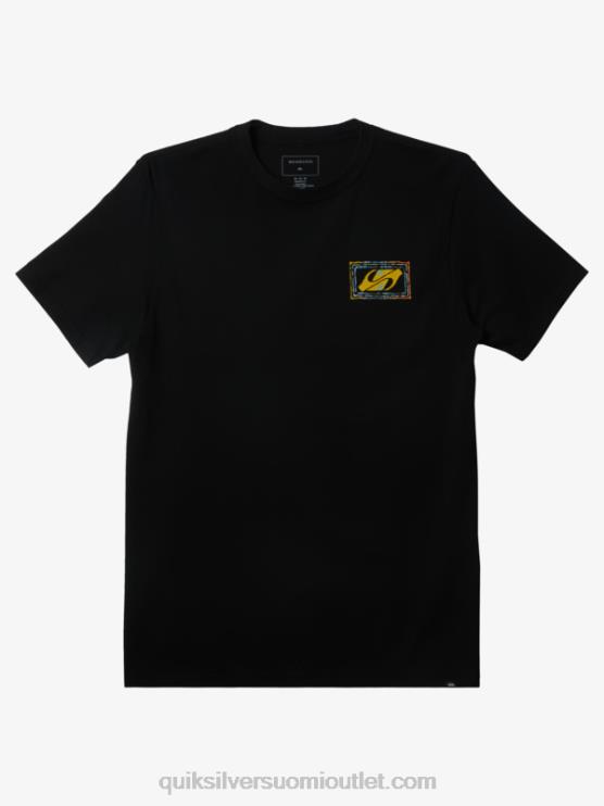Quiksilver D6JJ720 miehet musta kaikuinen beat-t-paita