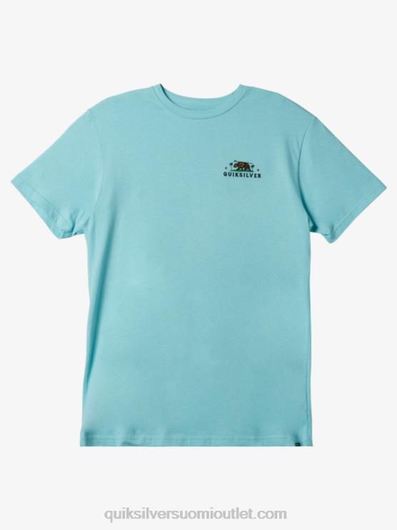 Quiksilver D6JJ724 miehet enkelin sininen Kalifornian paikallisen prikaatin t-paita