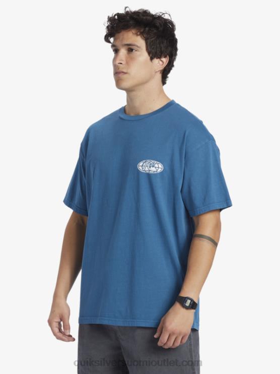 Quiksilver D6JJ742 miehet marokon sininen selkeän mielen t-paita