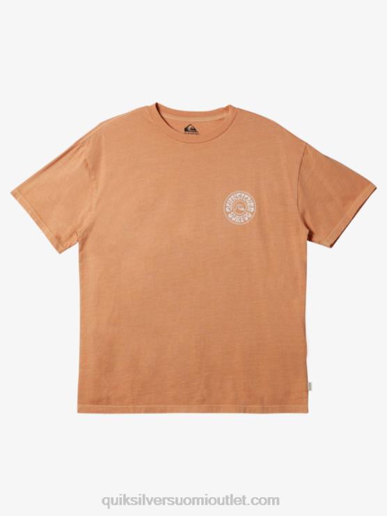 Quiksilver D6JJ753 miehet kuparirusketus vieraiden päivien t-paita