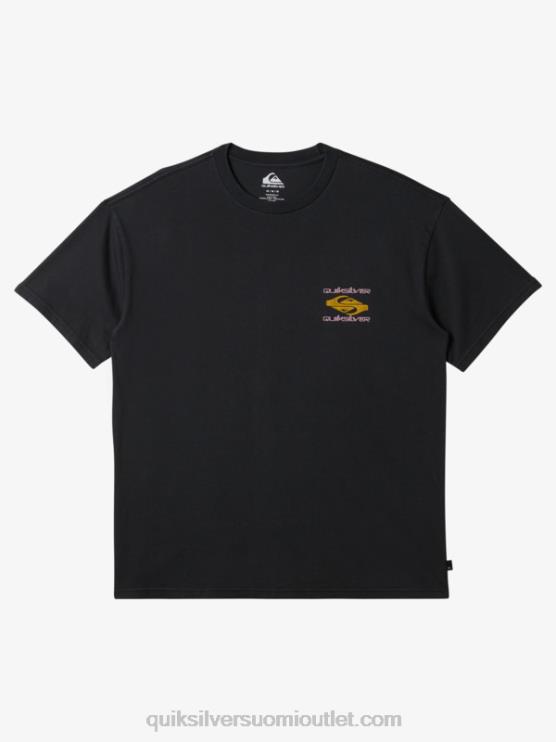 Quiksilver D6JJ759 miehet musta power trip t-paita